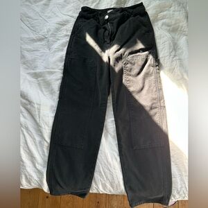 Aritzia Wilfred Free Brennan Black Cargo Pants